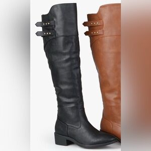 Brinkley co. Black over knee boots *NEW*